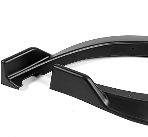 Q1-TECH,Front Bumper Lip fit for compatible with 2018 2019 2020 2021 Kia Stinger,Front Bumper Lip Spoiler Air Chin Body Kit Splitter Unpainted Matt Black ABS,(CK-Style)