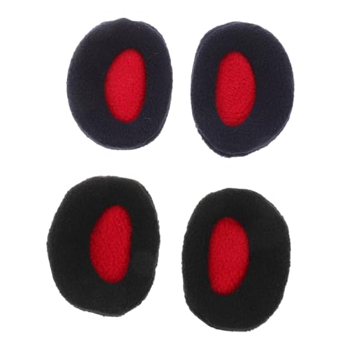 TOVINANNA Winter Ear Warmers for Women 2 Pairs Fleece Ear Muffs Windproof Independent Design for Cold Weather