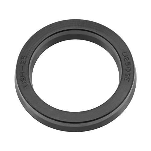 uxcell Hydraulic Seal, Piston Shaft USH Oil Sealing O-Ring, 25mm x 33mm x 5mm