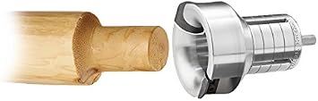 Lumberjack Tools Tenon Cutter Kit for Log Furniture, 1 & 2 Cutters & Forstner Bits, Pro Series Aluminum, 1/2 Shank, Dual Blades Create a Radius Shoulder Profile, Made in USA