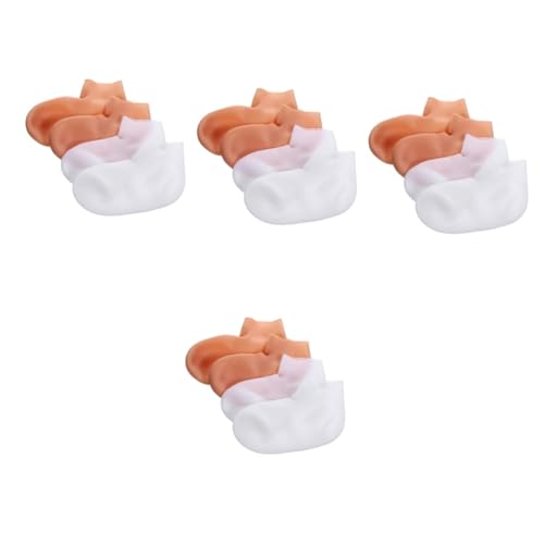 POPETPOP 8 Pares Calcetines Hidratantes Exfoliantes Cubiertas Hidratantes Para Los Pies Calcetines De Spa Para Pies Loción Calcetines De Las Mujeres Pedicure Calcetines De Sebs