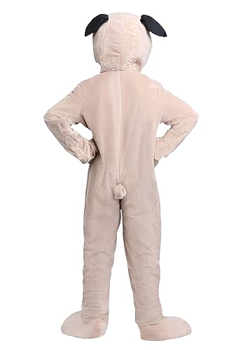 Disfraz completo de niño Pug marrón claro talla L miniatura 3