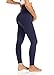 V VOCNI Maternity Leggings with Pockets Over The Belly Thermal Winter Workout Fleece Lined Leggings for Women Navy XX-Large