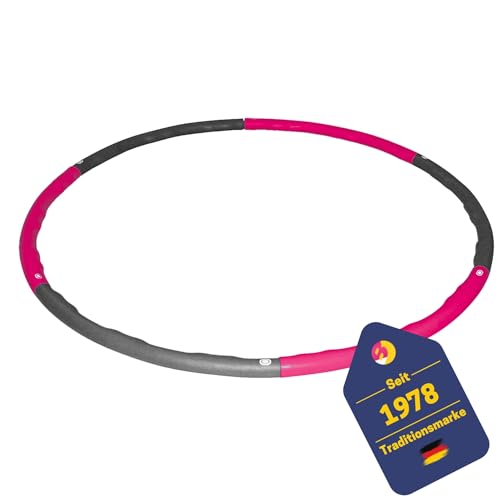 Best Sporting Hoop Fitnessreifen 100cm I 6-teilig I steckbar I Hula Hoop...