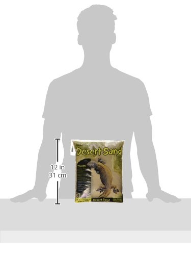 Exo Terra Desert Zand, substraat voor woestijnterraria, terrariumsubstraat, natuurlijk woestijnzand, geel, 4,5 kg - Afbeelding 3