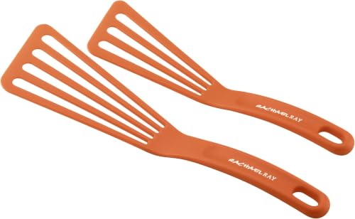 Image of Rachael Ray Tools & Gadgets 2-Piece Nylon Spatula Set, Orange - 51211 (Pack of 6)