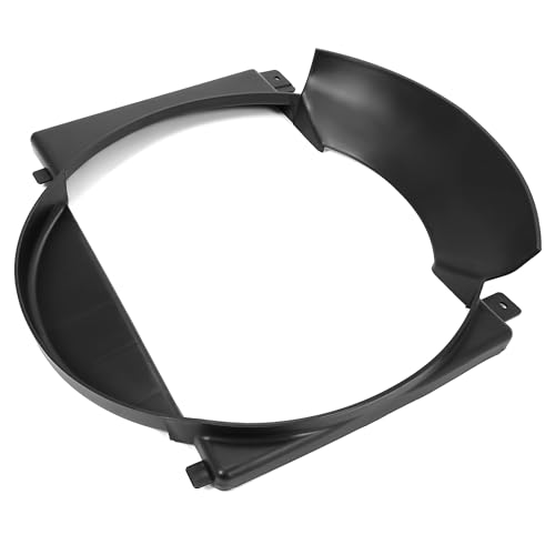HECASA Radiator Cooling Fan Shroud Compatible with 1987-2001 Jeep Cherokee Wagoneer Replacement for CH3110104 52027501AB 52027501AC PP Plastic Black