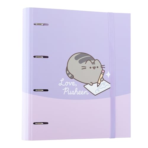 Grupo Erik - Classeur A4 4 Anneaux Pusheen | Classeur Rigide 4 Anneaux, Format 27 x 32 cm | Fournitures Scolaire, Organiseurs, Fournitures de Bureau Grupo Erik - Classeur A4 4 Anneaux Pusheen | Classeur Rigide 4 Anneaux, Format 27 x 32 cm | Fournitures Scolaire, Organiseurs, Fournitures de Bureau