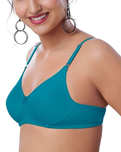Image of Brida Breathable Cotton Non-Padded Transparent Bra - Comfortable, Stylish, and Lightweight Lingerie for Women - Monica