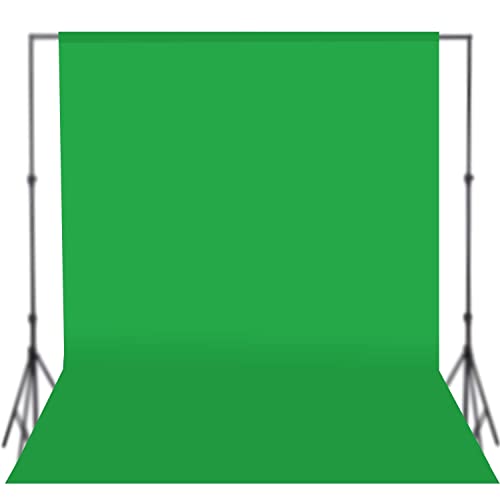 HomeArt 6x9 Ft. Wrinkle-Free Green Screen Backdrop Background Curtain for Product Photography, Photoshoot, Video Production, YouTube Live Streaming, Zoom Meetings, VFX Editing, Instagram Reels