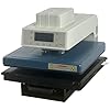 Fancierstudio 15x15 Auto Heat Press Machine Digital DTV HTV Sumblimation Heat Press Ink Transfer Press None Stick Cover includded Model Blue Color AP15x15 BW