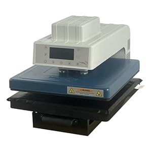 Fancierstudio 15×15 Auto Heat Press Machine Digital DTV HTV Sumblimation Heat Press Ink Transfer Press None Stick Cover includded Model Blue Color AP15x15 BW