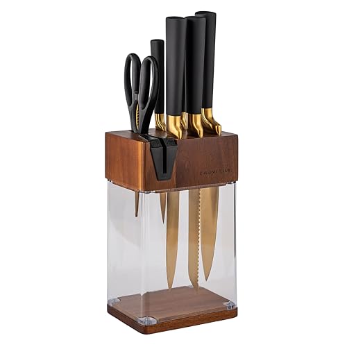 6 Best Black and Gold Knife Sets for a Luxurious Kitchen Counter