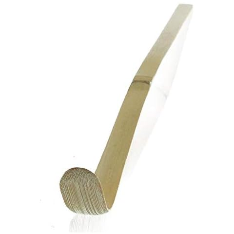 Beige Bamboo Matcha Tea Spoon Chashaku Cover
