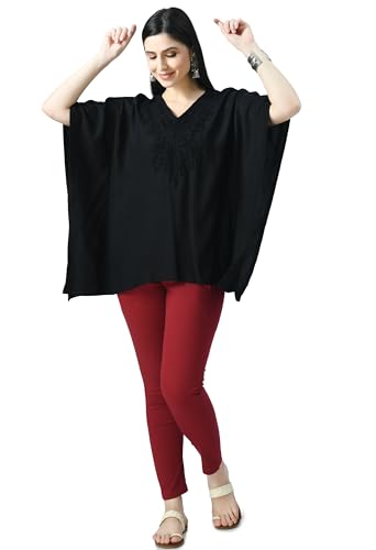 Image of QAZMI Women's Rayon Cotton Kaftan