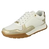 Ladies Elle Sport Casual Trainers F7351 - White Synthetic - UK Size 7 - EU Size 40 - US Size 9 - Image 1
