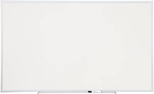 Staples Pizarra blanca de melamina duradera estándar, marco de aluminio, 5 pies x 3 pies, 2 paquetes (5267628326 Vs)