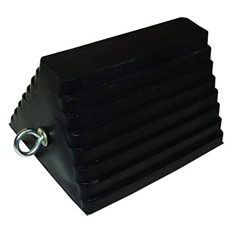 Shippers Supplies Rubber Wheel Chock with Eyebolts - 2 Pack Cover