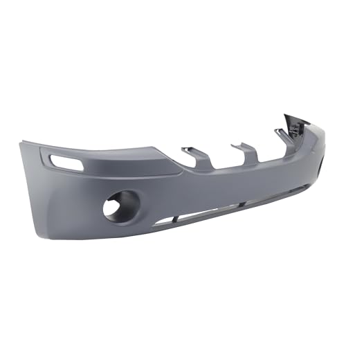 Image of FitParts Compatible with GMC Envoy 2002-2009 Front Bumper Cover | Primed, With Fog Light Holes, Ready to Paint, OEM 88937036, GM1000641
