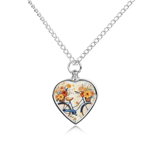 Collier urne funéraire raton laveur en acier durable et pendentif cœur commémoratif
