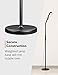 TaoTronics LED Floor Lamp 5 brightness levels & 3 colors, 1815 Lumens & 50,000 Hours, Flexible Gooseneck Dimmable Floor Lamp for Reading Living Room, Touch Control, Philips Enabled Licensing Program