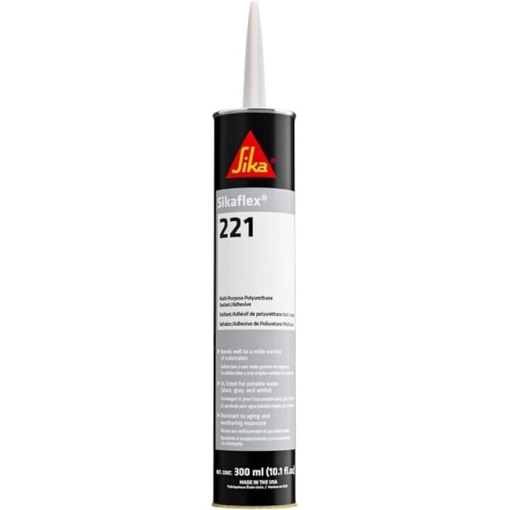 Belgrade Parts & Service, Inc. Sika- 221 Black Sealant/Adhesive 10.1 fl. oz.