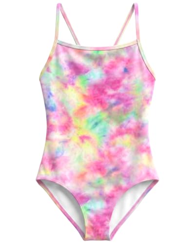 Image of weVSwe Baby Girl Swimsuit One Piece Swimsuit Cute Toddler Girls Sleeveless Bikini Kids 2-10 Years