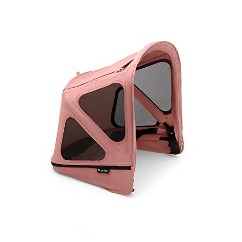 Capota ventilada Bugaboo Donkey, Extensible para una cobertura adicional y una protección solar óptima, Repele el agua, Compatible con Todos los Carritos Bugaboo Donkey, Rosa