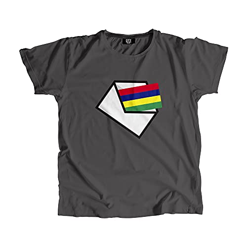 T-shirt Mauritius Mail unisexe en coton confortable pour homme et femme