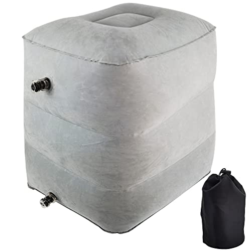 Almohada De Viaje Inflable,Almohada Inflable Para Aviones Ajustable En Alturas De Viaje Almohada De Pie De Viaje,Avión, Oficina, Para Niños Y Adultos