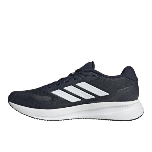 Image of adidas Mens Runfalcon 5 Wide Running Sneakers Shoes - Black