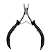 Cuticle Trimmer Cuticle Nippers with Cuticle Pusher and Triangle Cuticle Nail Pusher Peeler Scraper,Professional Stainless Steel Anti-slip Handle Cuticle Nipper Set for Fingernails Toenails - 3PCS