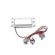This pre-wired,no-wolder pickup harness includes a chrome humbucker pickup,500K volume & tone controls and 6.35mm output jack It is great for electric guitar,cigar box guitar and more Fully pre-wired with shielded cable,no soldering required - makes ...
