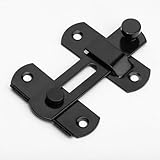 Robuster Edelstahl-Türriegel und Haspen für zuverlässige Sicherheit, für mehrere Türanwendungen (Silber)