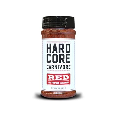 Hardcore Carnivore Red: All purpose seasoning for pork, chicken, BBQ (Large Shaker) Cover