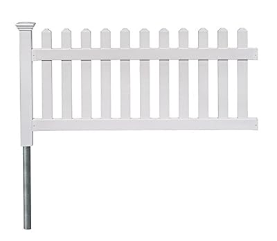 Zippity Outdoor Products ZP19002 Fence Newport, 36" H x 72" W, White