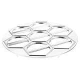 Homoyoyo Molde Conveniente y Seguro 14 Agujeros de Aleación de Aluminio para Pelmeni para Hacer Bolas de Masa, Adecuado para Dumplings Fritos y Won Ton en Cocina Casera
