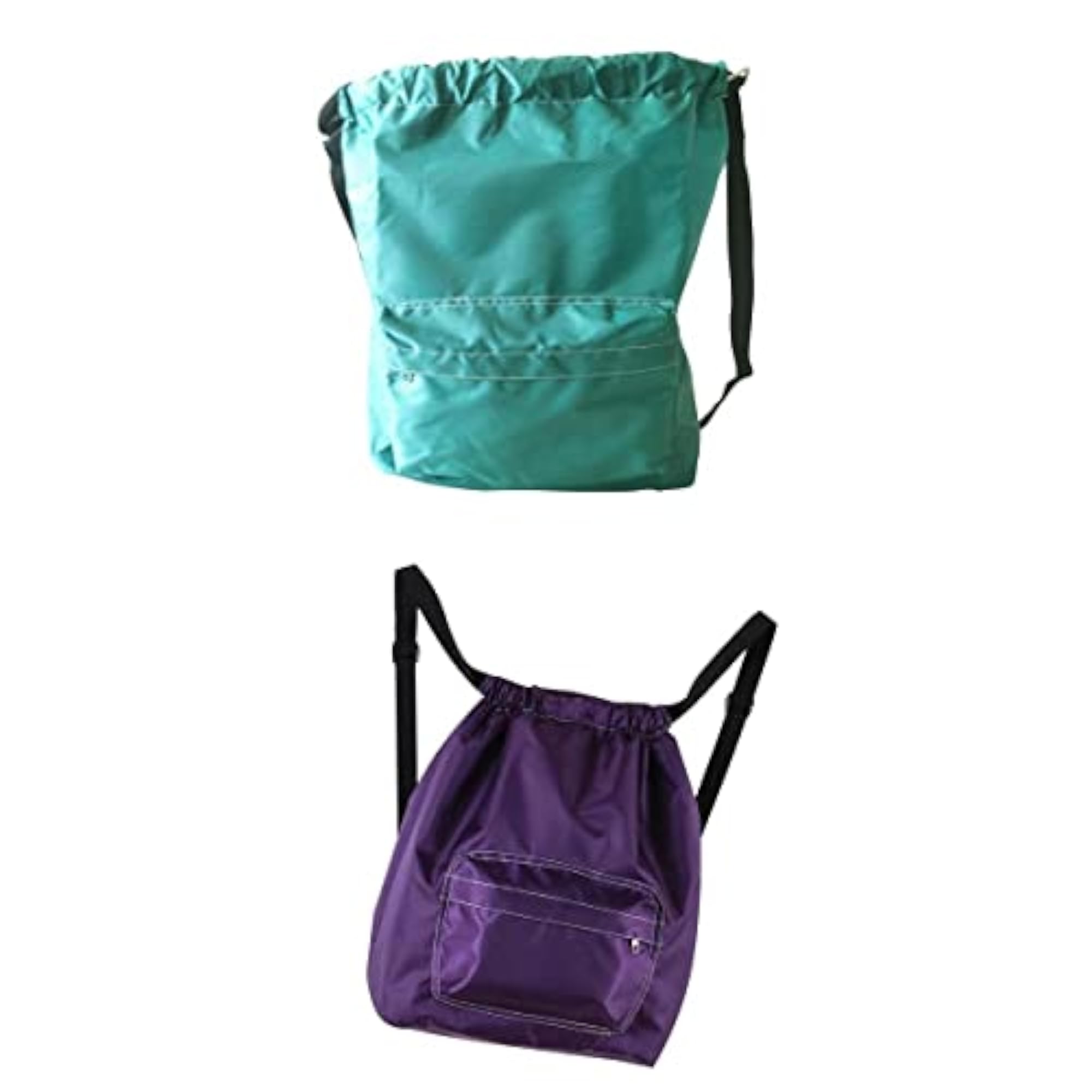 2pc Swim Beach Drawstring Backpack Set for Men & Women