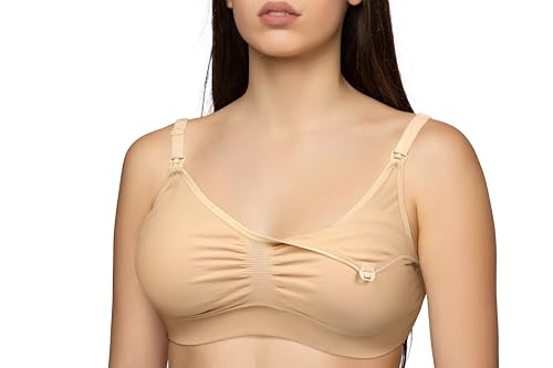 Image of NewMom Women's Lycra Non Padded Non-Wired Maternity Bra