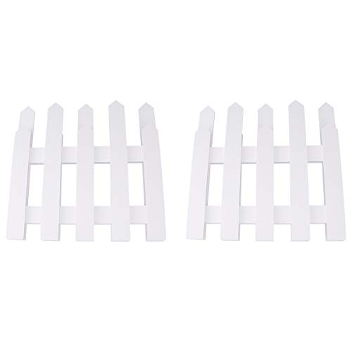 PartyKindom Holzzaun Komplettset Für Terrasse Und Garten Höhe Aus...