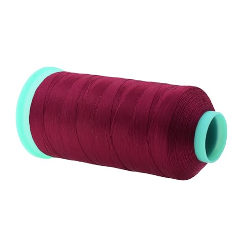 image for Mandala Crafts Bonded Nylon Thread Wine Heavy Duty Sewing Threads - 28