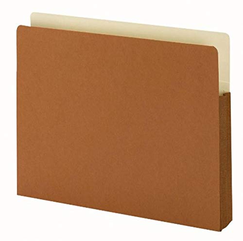 Smead File Pocket with Fully-Lined Gusset, Straight-Cut Tab, 1-3/4