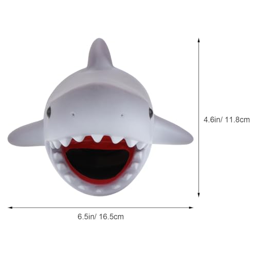 Image of Whale Faucet Cover Childrens Faucet Extender Bath Spout Cover Cute Shark Spout Sink Handle Extender for Toddlers Kids Baby Safe and Fun Hand-Washing Solution