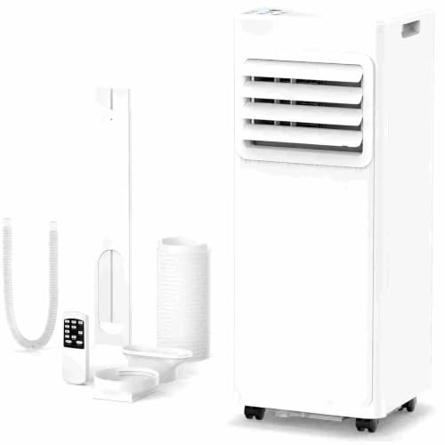 COWSAR 10000 BTU Portable Air Conditioners for Rooms up to 450 Sq Ft, 4 Modes Portable AC Unit with Cool/Fan/Dehumidifier/Sleep, Remote Control &amp; 24H Timer, Energy Saving for Bedroom, Apartments