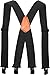 Produktbild ACE Hosenträger - Heavy Duty Suspenders für Arbeitshosen - verstellbar & extra stark - X-Form mit Metall-Clips & Leder-Patch