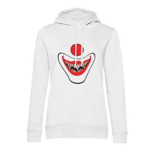Sweat à capuche clown diabolique chaud contre le froid des soirées Halloween