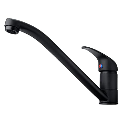 Hapilife Contemporary Black Kitchen Mixer Tap Cover