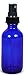 Cobalt Blue Glass Spray Bottle (2 oz, 2 pk) Waterproof Labels Included, Fine Mist Sprayer, Essential Oils, Colognes & Perfumes