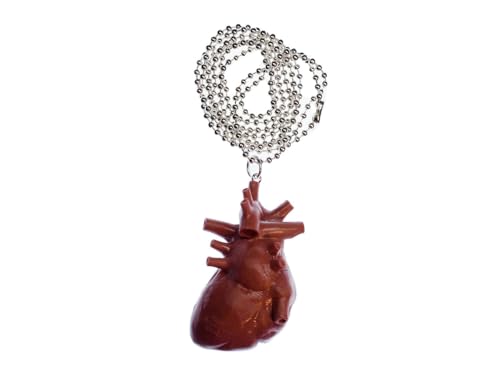 Collier organe coeur cadeau original pour médecin diplômé ou interne