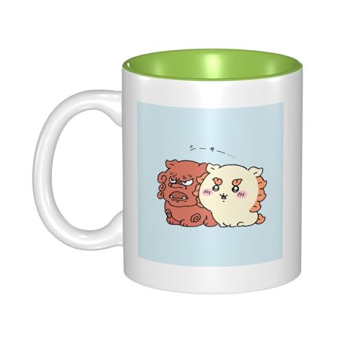 マグカップ ちいかわ シーサー コーヒーカップ 陶磁器 ミルクコップ おしゃれ 持ちやすい 耐熱 耐冷 人気 かわいい プレゼント 母の日 記念日 電子レンジ対応 330ml